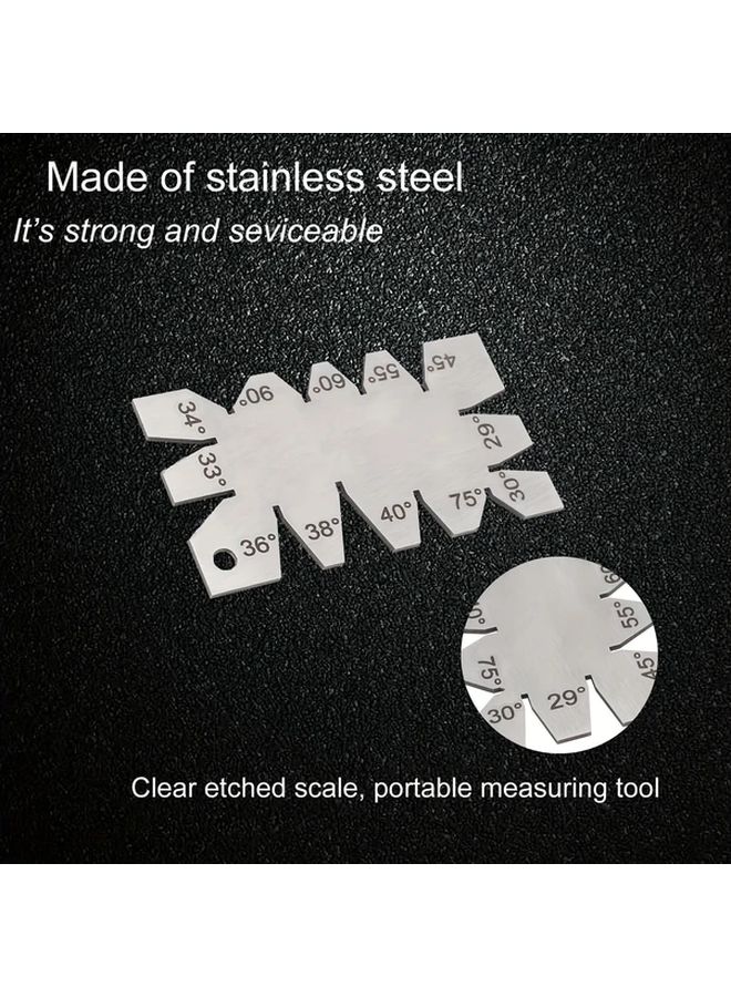 Precision Stainless Steel Angle Gauge 201 Stainless Steel Woodworking Tool 1pc - Image 4