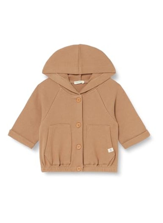 UNITED COLORS OF BENETTON Baby Boys Jacket Hooded Sweatshirt - Tobacco  - Image 1