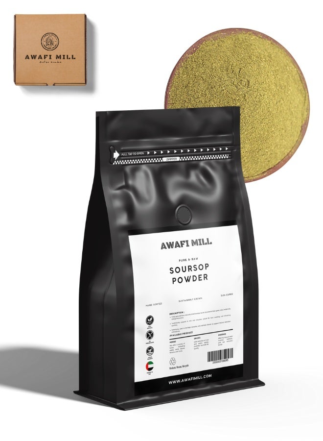 AWAFI MILL Soursop Leaves Powder | Graviola | Annona Muricata - Pure and Natural - Image 3