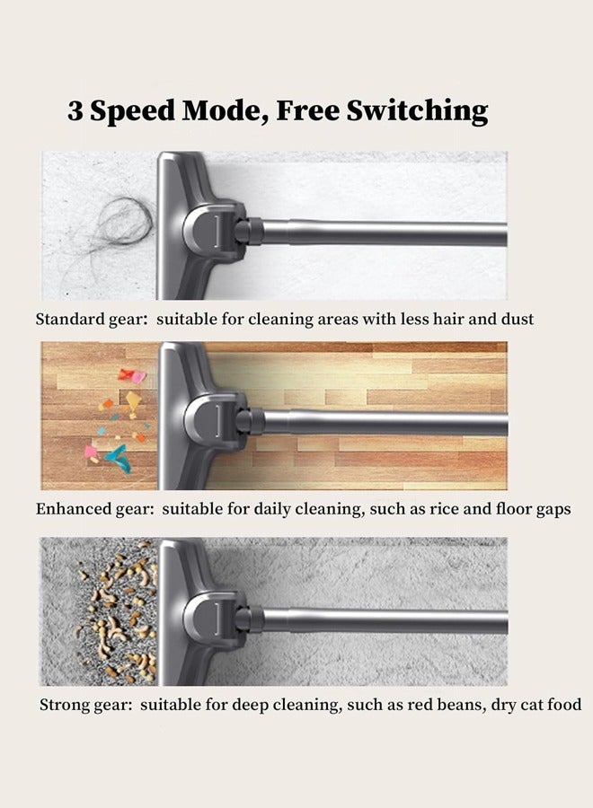 Joshberg 4-in-1 Cordless Vacuum Cleaner, 10Kpa/100W Powerful Suction Stick Vacuum with UV Mite Removal, Ideal for Home, Car, Hard Floor, Carpet, Pet Hair, HB-807 - Image 3