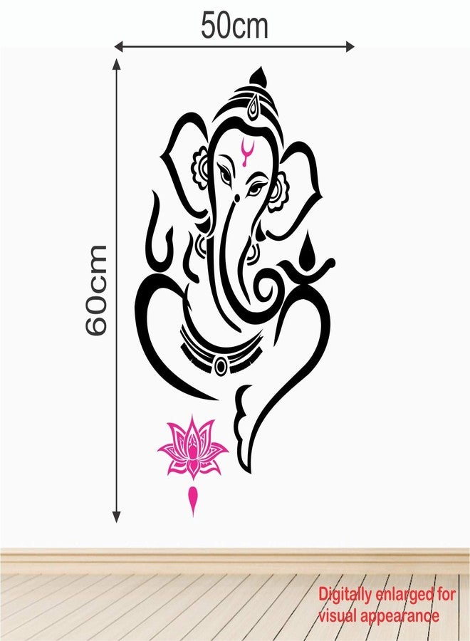 StickMe SM001 Vinyl Hindu Lord Ganesh Decorative Wall Sticker (Multicolour, 60cm X 50 cm)-Self-Adhesive - Image 3