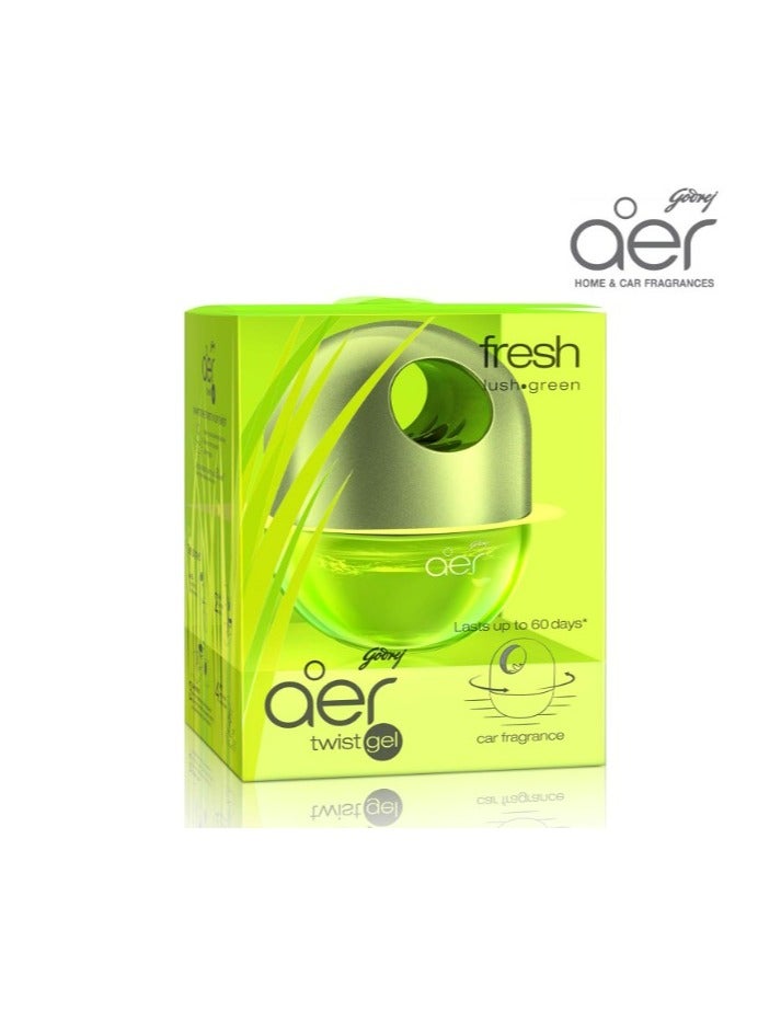 Godrej aer Twist Car Vent Air Freshener Fresh Lush Green 45g - Image 2