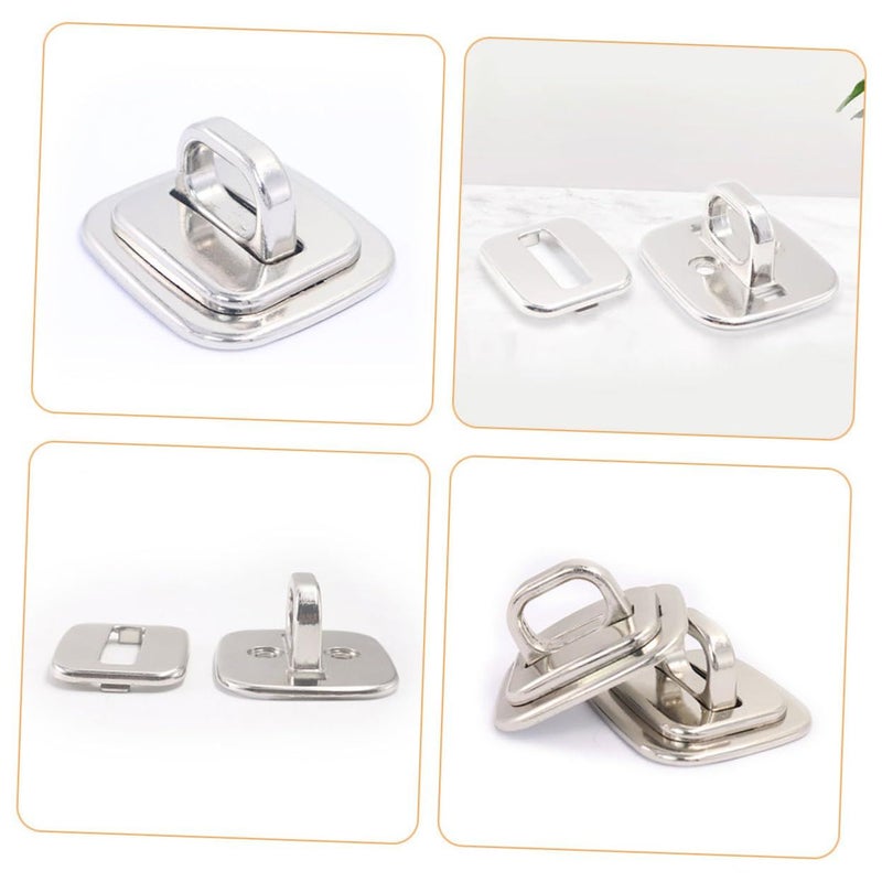 4pcs Computer Lock Security Anchor Base Desk Mount for Laptops Tablets Stable Black - Image 5