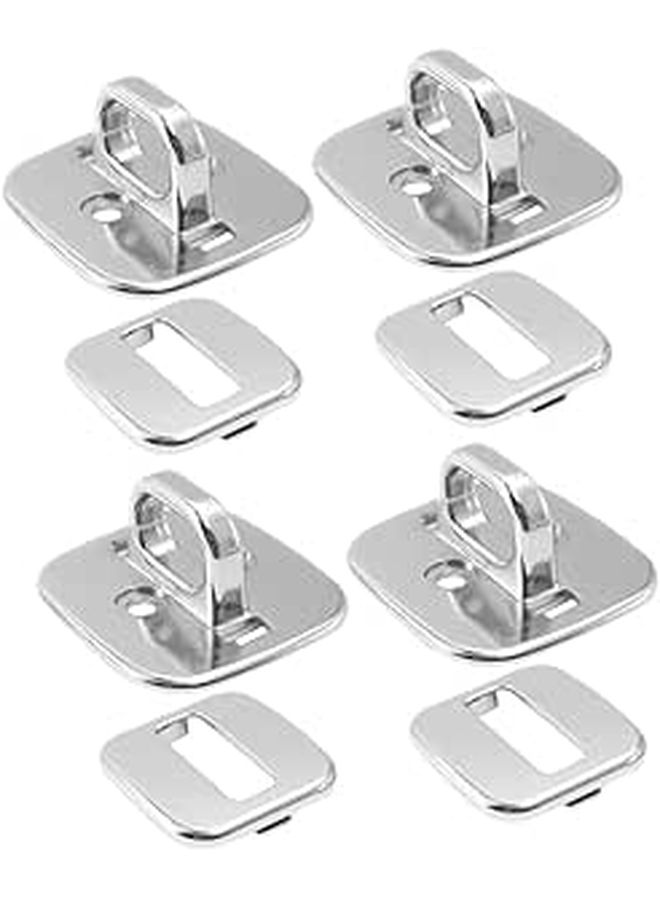 4pcs Computer Lock Security Anchor Base Desk Mount for Laptops Tablets Stable Black - Image 1