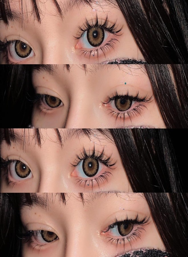 AUGENLI 10 Pairs Sleeve Lashes Natural Look Clusters 16mm Spiky Style Japanese Anime Cosplay Cat Eye Lashes Makeup Extension Faux Mink False Eyelashes 10 Pairs (1 Pack) Black - Image 3