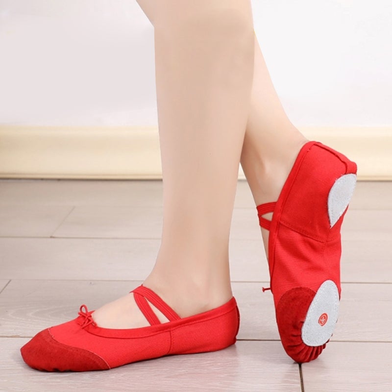 2 Pairs of Anti- Ballet Shoes Lightweight Yoga Shoes Dancing Shoes Sole Shoes Size 29 - Image 3