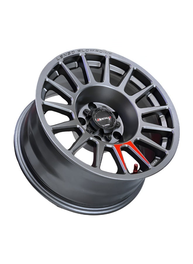 لينسو جنط لينسو فينوم-8 VN8 مقاس 17x8.5 لون رمادي - Image 3