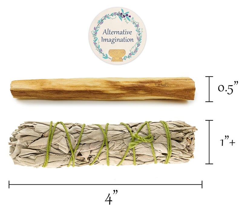 Alternative Imagination California White Sage and Palo Santo Refill Pack. Comes with 3 Sage and 4 Palo Santo - Image 3