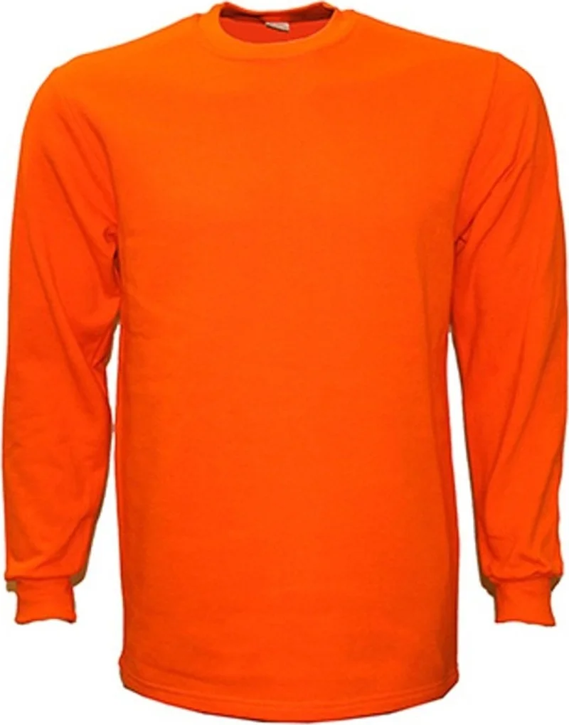 Mervem Crew Neck Sweat Cotton Orange