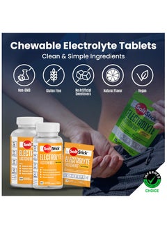 SaltStick Electrolytes Fastchews Orange Flavour 60 Tab  - Image 3