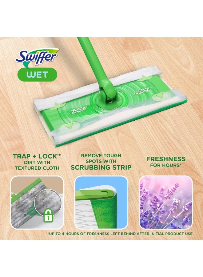 Swiffer Sweeper Wet Mopping Pad Refills for Floor Mop with Febreze Lavender Vanilla & Comfort Scent 12 Count - Image 2