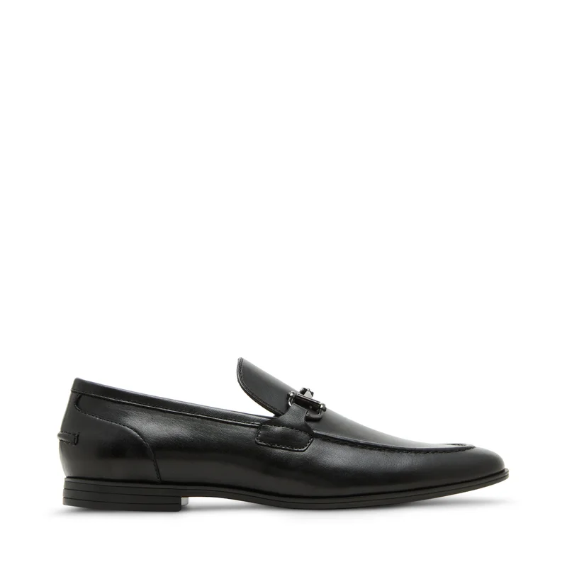 ستيف مادن P-Delhay Black Men's Formal Shoes