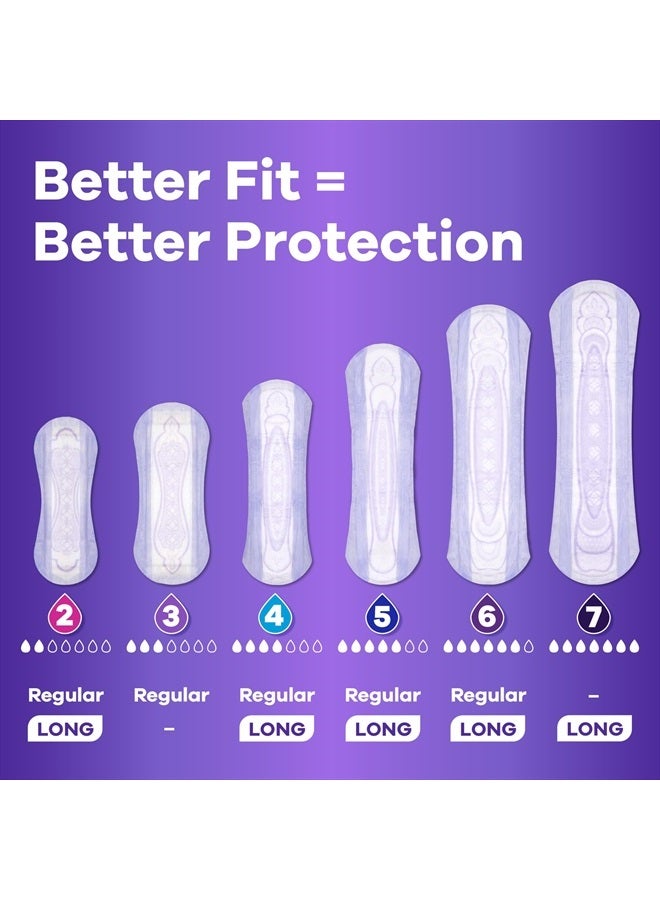 Always Discreet بطانات للكبار لعدم التحكم في البول وما بعد الولادة للنساء، الحجم 2، امتصاص خفيف جداً، طول عادي، 120 قطعة (قد يختلف التغليف) - Image 5