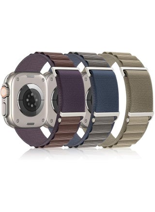 3 Pack Compatible with Apple Watch Ultra Band 49mm 45mm  46mm 44mm  Men Women, Adjustable Metal C-Hook Sport Nylon Strap for iWatch Series Ultra/SE/8/7/6/5/4/3/2/1 - pzsku/Z19A9B60D2015DE75A144Z/45/1747640540/6f121cb1-7075-4fa0-b218-172333cc6b6f