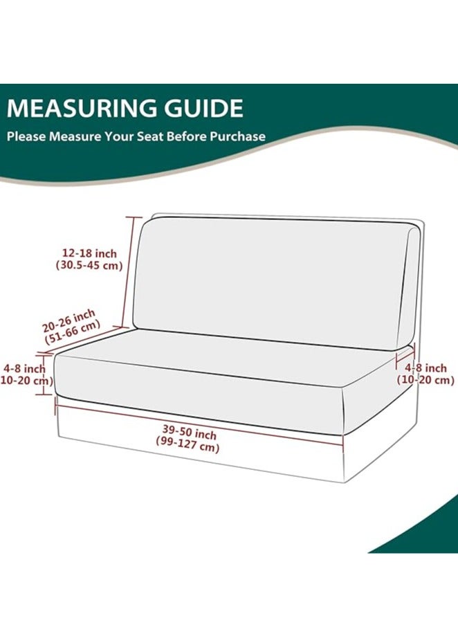 general Cushion covers for motorhome dining rooms, elastic caravan placemat covers, spare sectional seat covers for caravan sofas, including 2 sets - Image 5