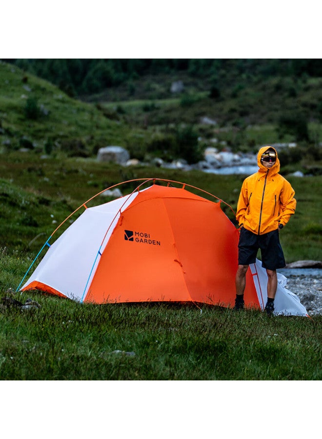 Mobigarden Cold Mountain Wind Wing Ul2 N40 High Alude Outdoor Hiking Tent Nx25661008 Sunrise Golden Mountain Orange - Image 5