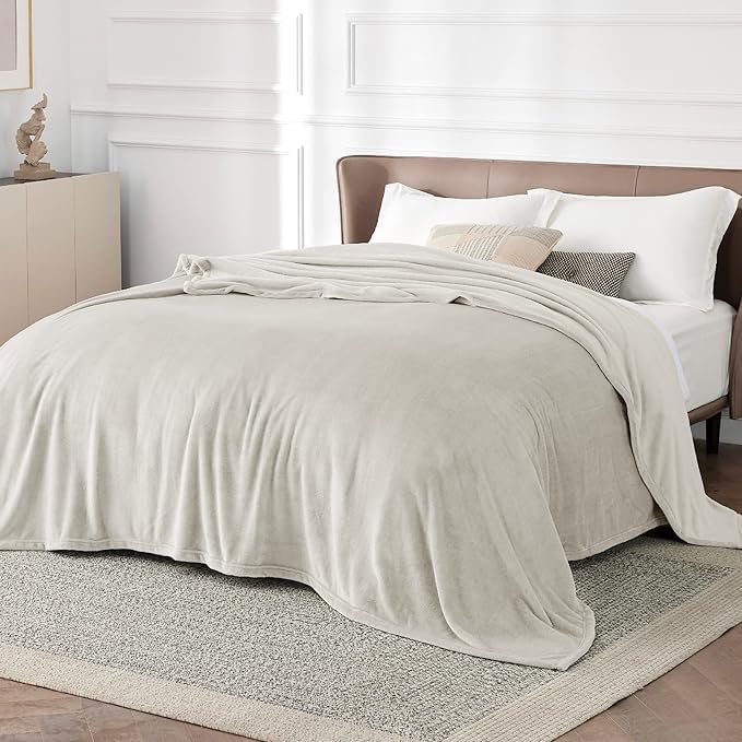 Moro Moro 3 Famous Soft Fleece Blanket Cover Oversized Living and Lovable Blankets 220x240cm and 2 Pillow Cases Light Brown