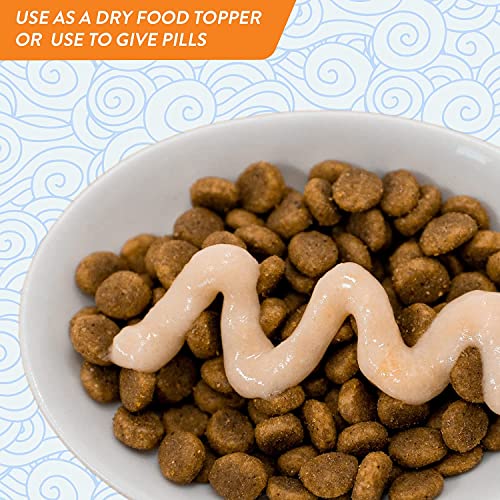 INABA Churu for Skin and Coat Lickable Purée Natural Cat Treats with Omega Oils, Taurine and Green Tea, 0.5 Ounces Each - 2 Flavor Variety Pack (24 Tubes) - Image 3