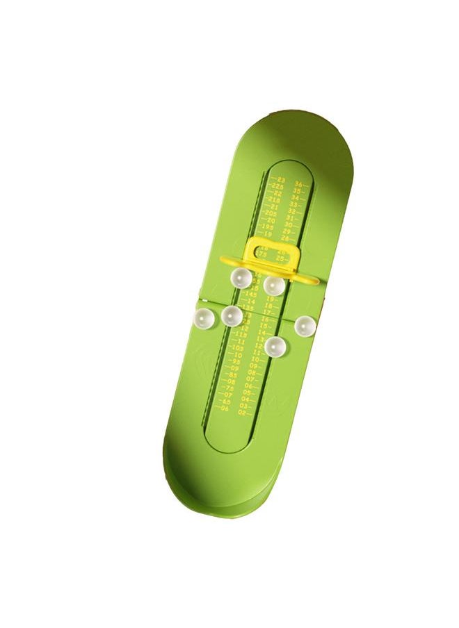 Thoraya Children Foot Gauge High Precise Shoe Sizer Safe Portable Kids Foot Measuring Device Green  - Image 4