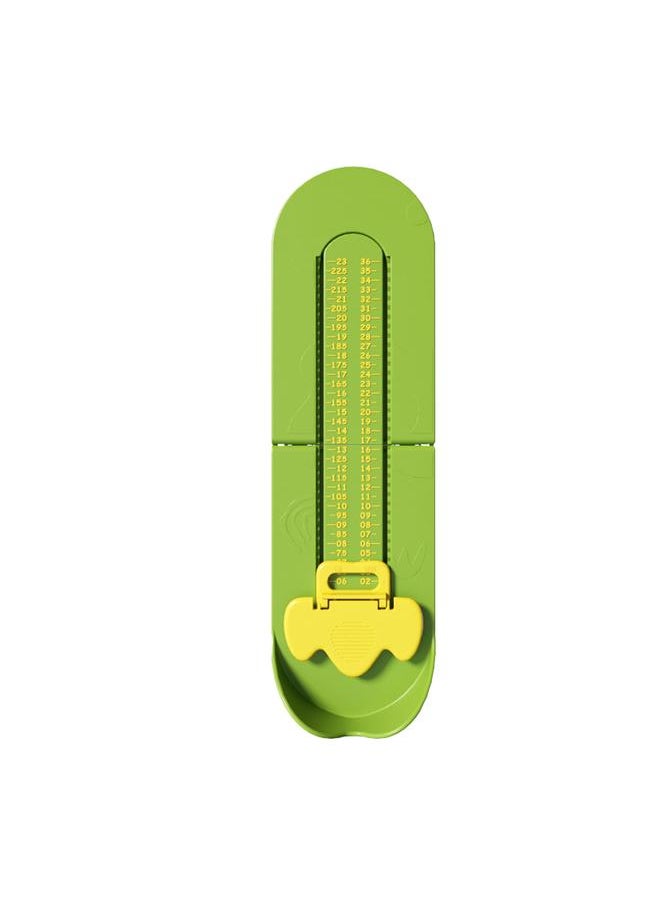 Thoraya Children Foot Gauge High Precise Shoe Sizer Safe Portable Kids Foot Measuring Device Green  - Image 3