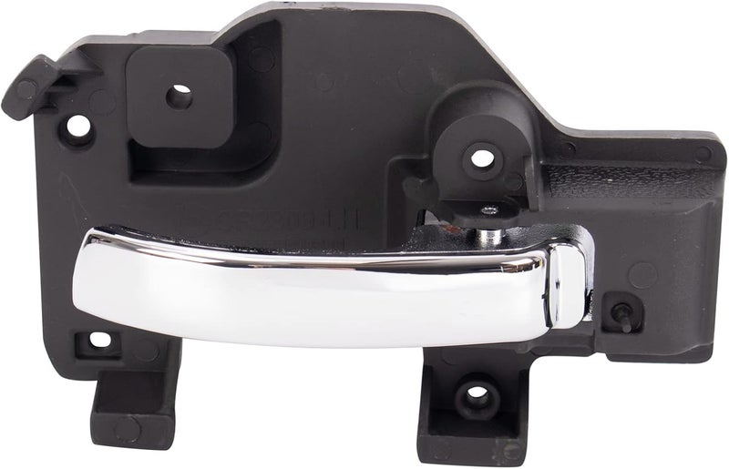TRQ Front Left Interior Door Handle Chrome Drivers Side Compatible with 2009-2017 Jeep Compass Patriot - Image 1