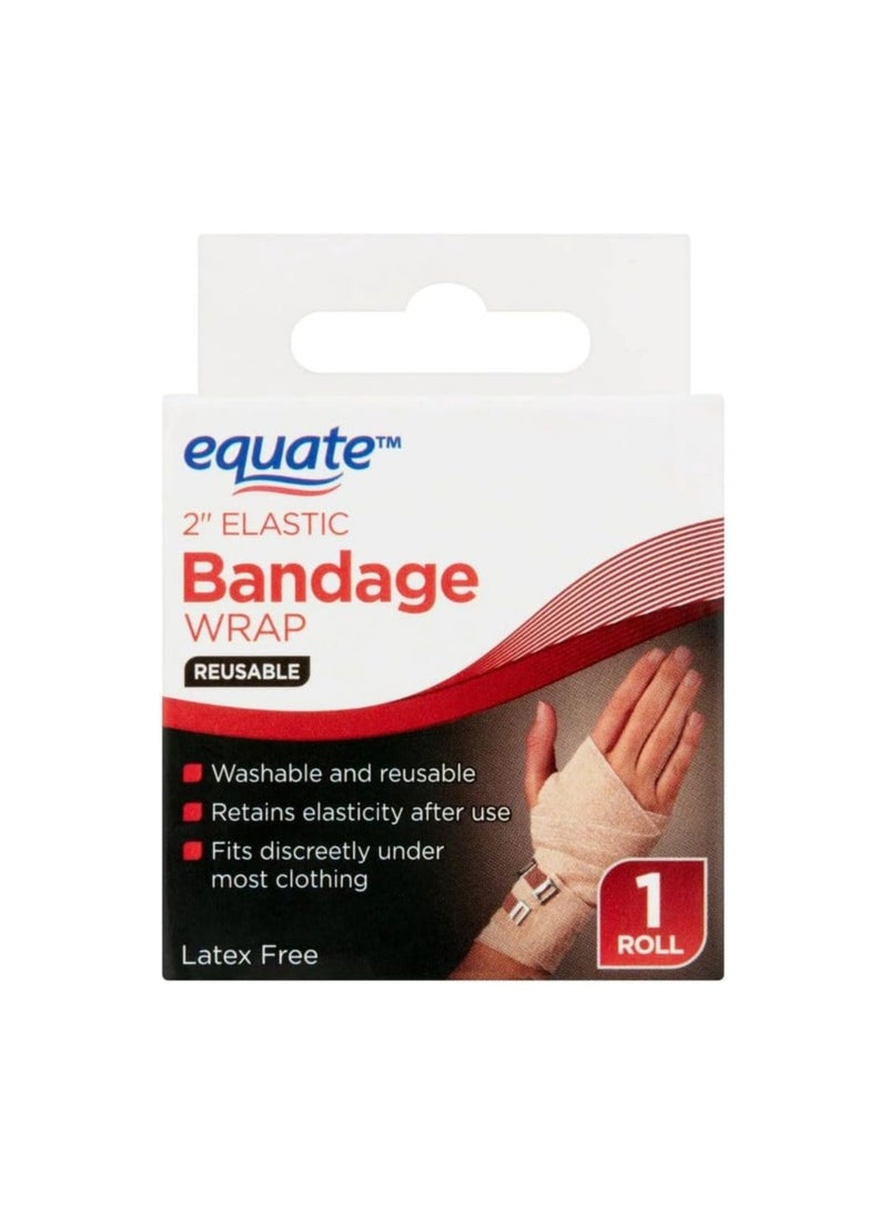 Generic - Equate Reusable 2" Elastic Bandage Wrap, 1 roll - Image 1