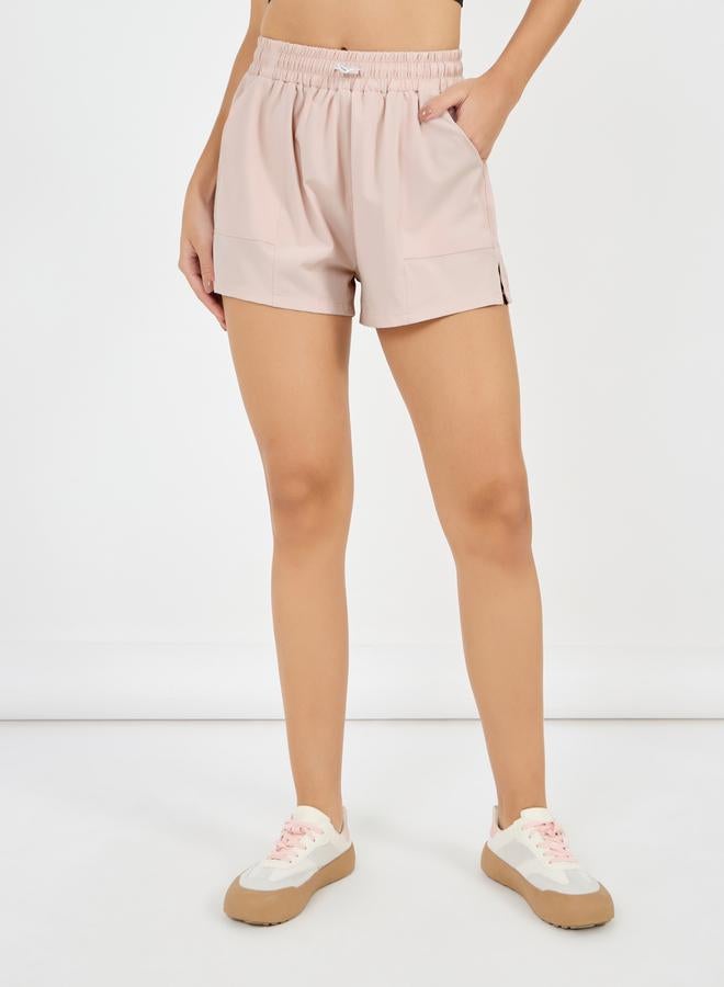 Styli Elastic Adjuster Waistband Running Shorts  - Image 2