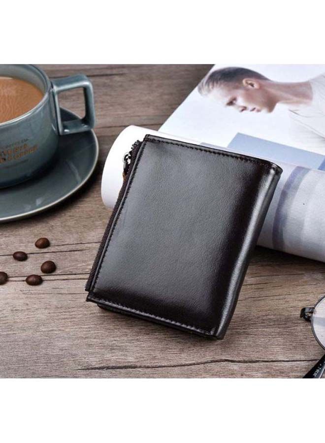 NIBEMINENT Bi-Fold Mens Wallet Deep Coffee  - Image 2