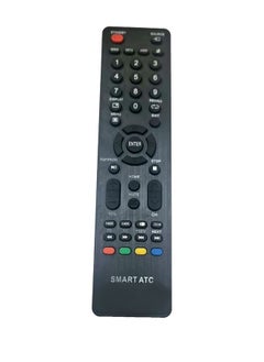 ATC Universal Infrared TV Remote Control Black for Smart ATC TVs 