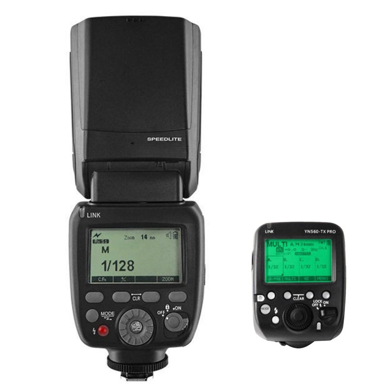 مصباح فلاش ليثيوم YONGNUO YN730 لكاميرات DSLR و مايكرو SLR من ماركات كانون، نايكون، سوني، فوجيفيلم، بنتاكس + دليل المصباح الفلاش YN560-TX PRO القياسي - Image 1
