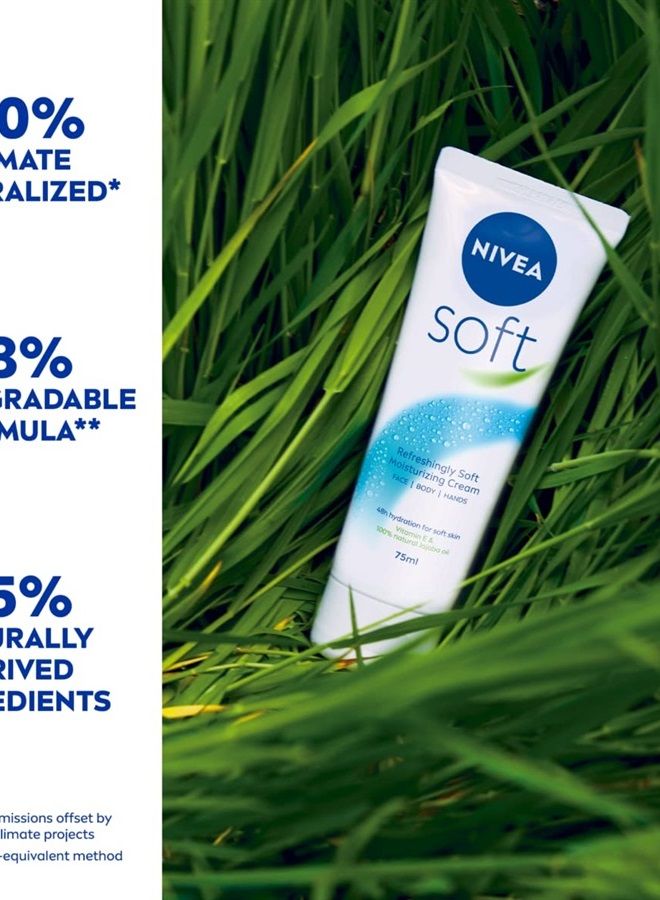 Nivea Soft Tube Moisturising Body Cream, 75 ml