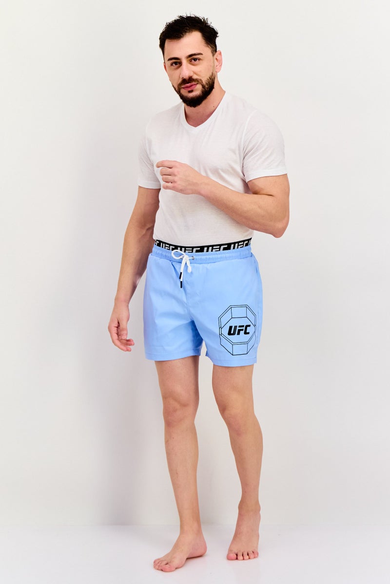 Ufc Men Brand Logo Board Short, Blue  - Image 4