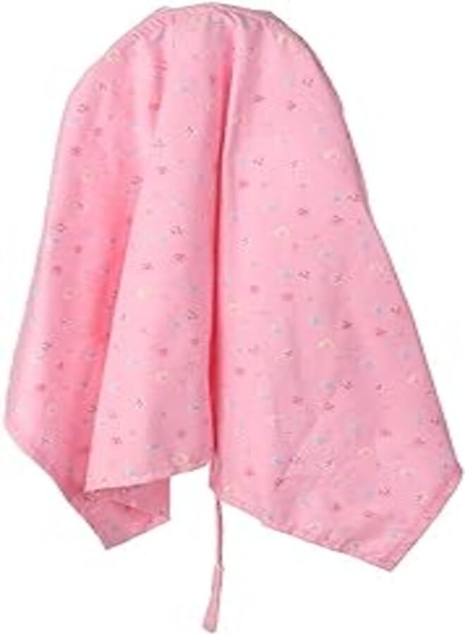 Mix and Max Mix&Max Cotton Nursing Cover Printed Flowers For Unisex-Pink