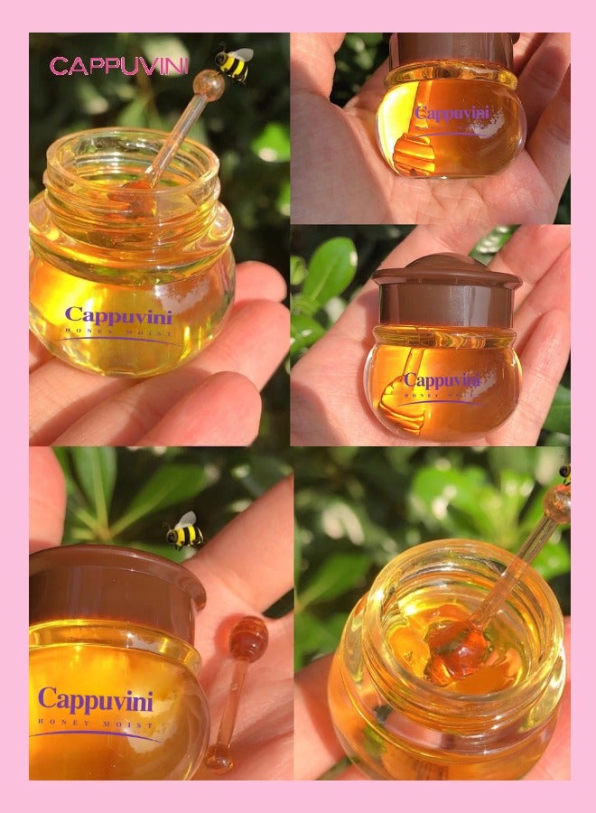 Cappuvini Shiny honey lip gloss lightens lip lines care moisturizing lip mask - Image 5