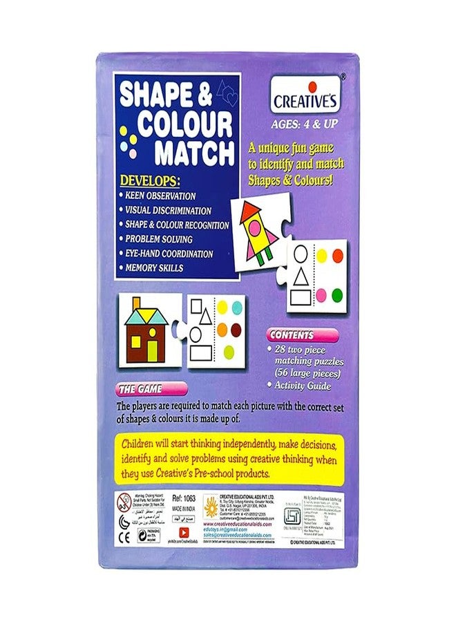 Creative's Shape & Colour Match | Identify and Match Shapes & Colours |Early Learning Games | Learn Basic Geometrical Shapes & Colours | Learning & Educational | Pre-School Games | Ages 4 & up - Image 4