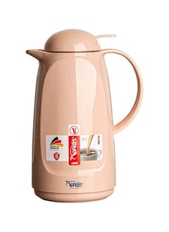 Valk Vacuum Thermose with Push Cover double wall glass (1 Liter) | Wide Mouth with Anti-Leakage Cap Double Walled | Moka  - Image 2