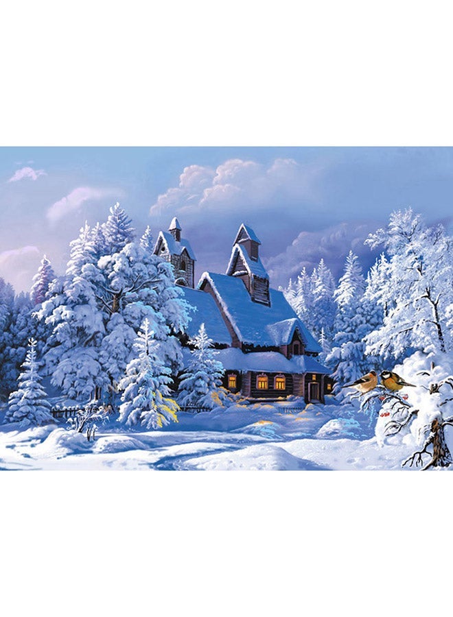 DIY 5D Colorful Diamond Painting Multicolour 40 x 30cm - Image 1