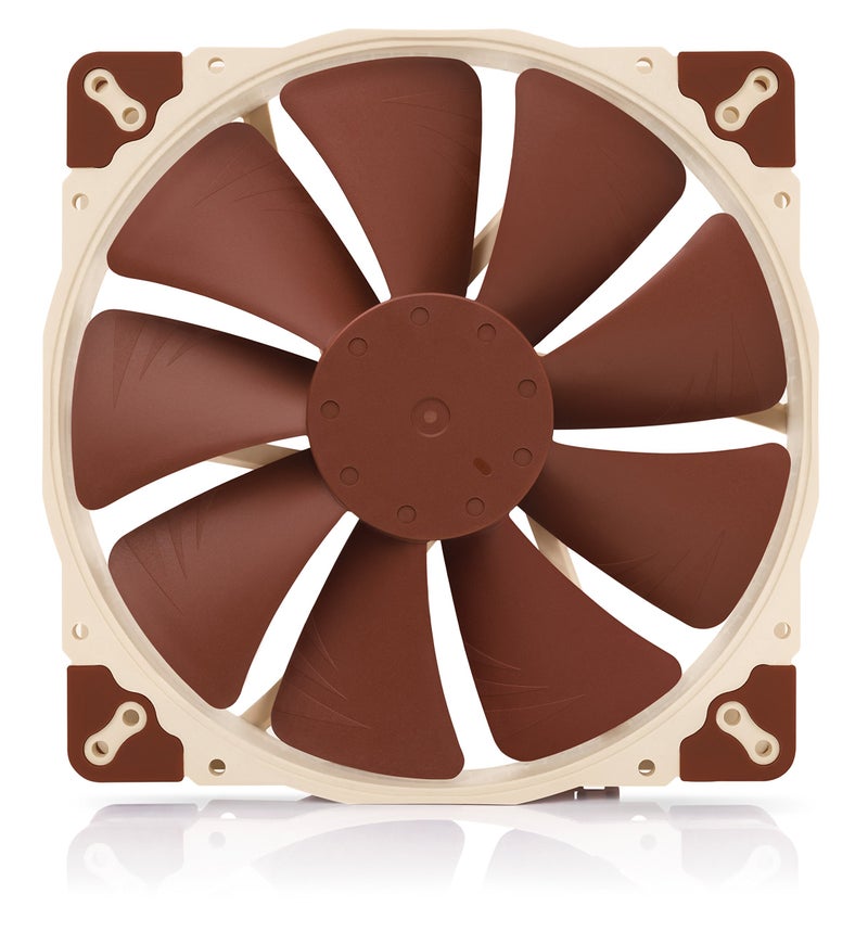 NOCTUA مروحة نوكتوا NF-A20 PWM، مروحة هادئة متميزة، 4 دبابيس (200x30 مم، بني) - Image 2