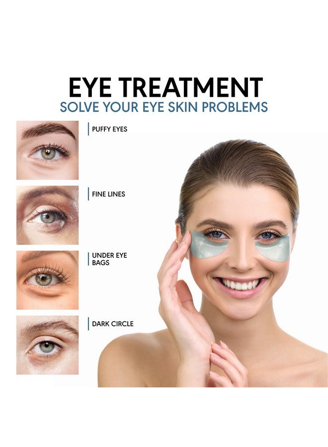 KINPUR ORGANIC COSMETICS Under Eye Patches For Puffy Eyes Hyaluronic Acid And Collagen Under Eye Mask For Eye Bags Dark Circles Fine Lines Deep Skin Moisturizing 30 Pairs American Quality - Image 3