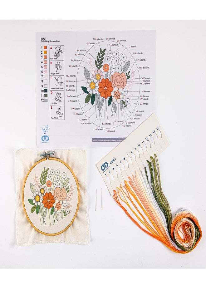 DIAMOND DOTZ Kits - Embroidery Country Garden: A Stunning Embroidery Kit Perfect for Beginners and Adults, Easy-to-Follow Instructions, Vibrant Threads, and Timeless Beauty - Image 5