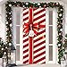 gisgfim gisgfim Christmas Door Cover Decoration Merry Box Bowknot Photography Backdrop Outdoor Sign for Home Wall Indoor  - Image 2
