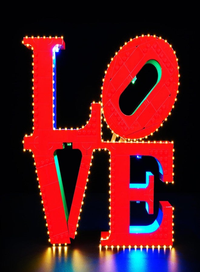 BRIKSMAX 2.0 Light Kit for LEGO Art Love Sculpture - Innovative LED Lighting Compatible with LEGO 31214 Building Set (Not Included) - Image 1