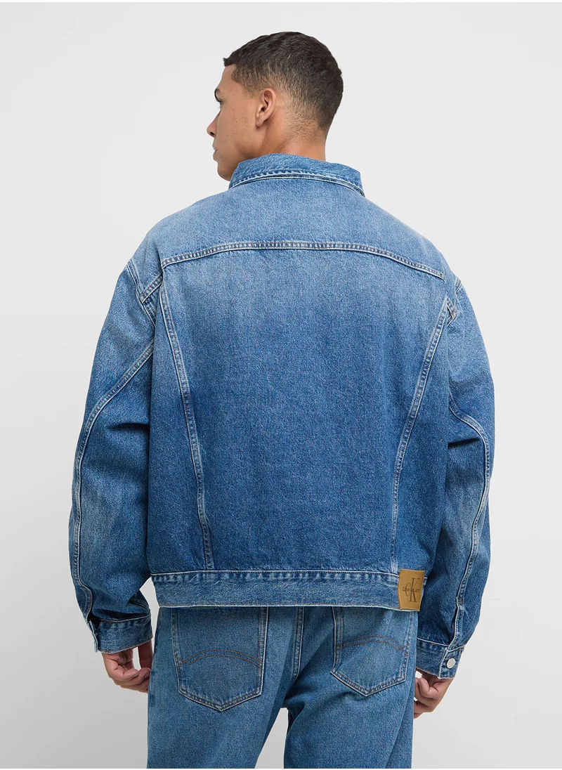 Calvin Klein Jeans Pocket Detail Denim Jacket