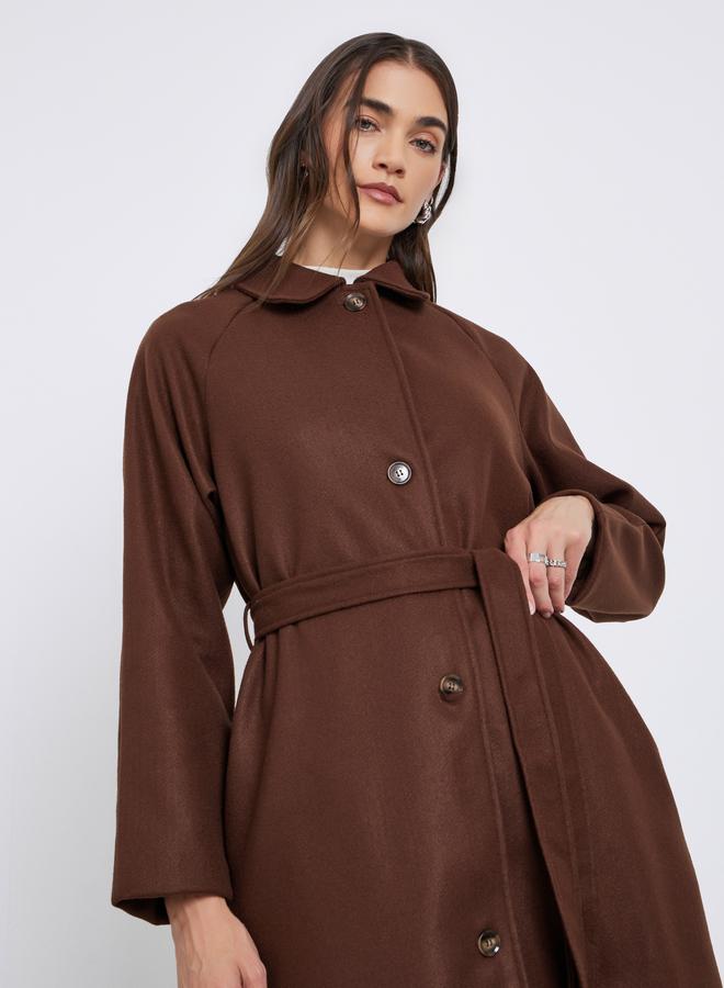 ستايلي معطف ميدي بتفاصيل أزرار - Image 2