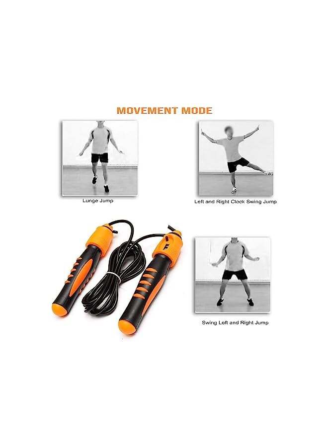 PROMASS Feng Su Skipping Rope With Counter, Orange- Em-9312 - Image 5