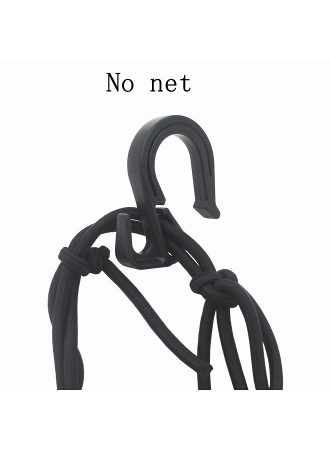 YYST Bungee Cord Hooks, 10 Pack, Black, Nylon, Cargo Net, Truck Net Organizer - Image 3