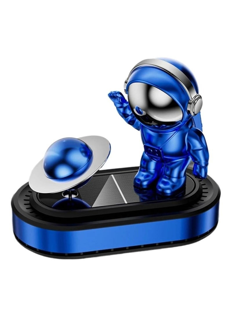 VersaMarts Solar Car Air Freshener – Astronaut Dashboard Aromatherapy Diffuser, Rotatable Car Scent, Eco-Friendly Solar Powered - Image 1