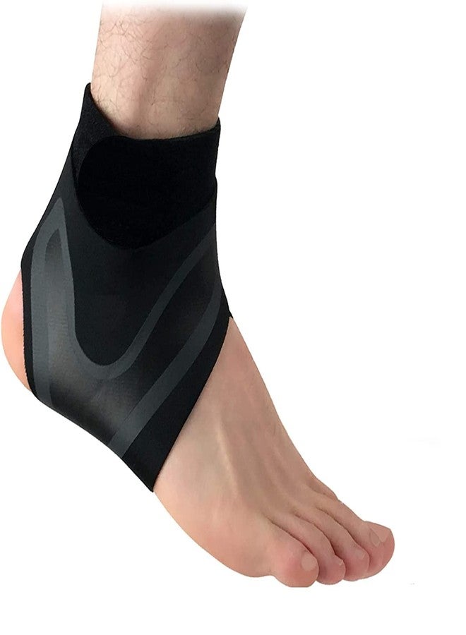 Leeonz Unisex Ankle Brace Protection Fitness Gym Running Sports Support Brace Foot Elastic Bandage, Ankle Brace Support Compression Sleeve Plantar Fasciitis Pain Relief Foot Wrap (L, Right) - Image 1