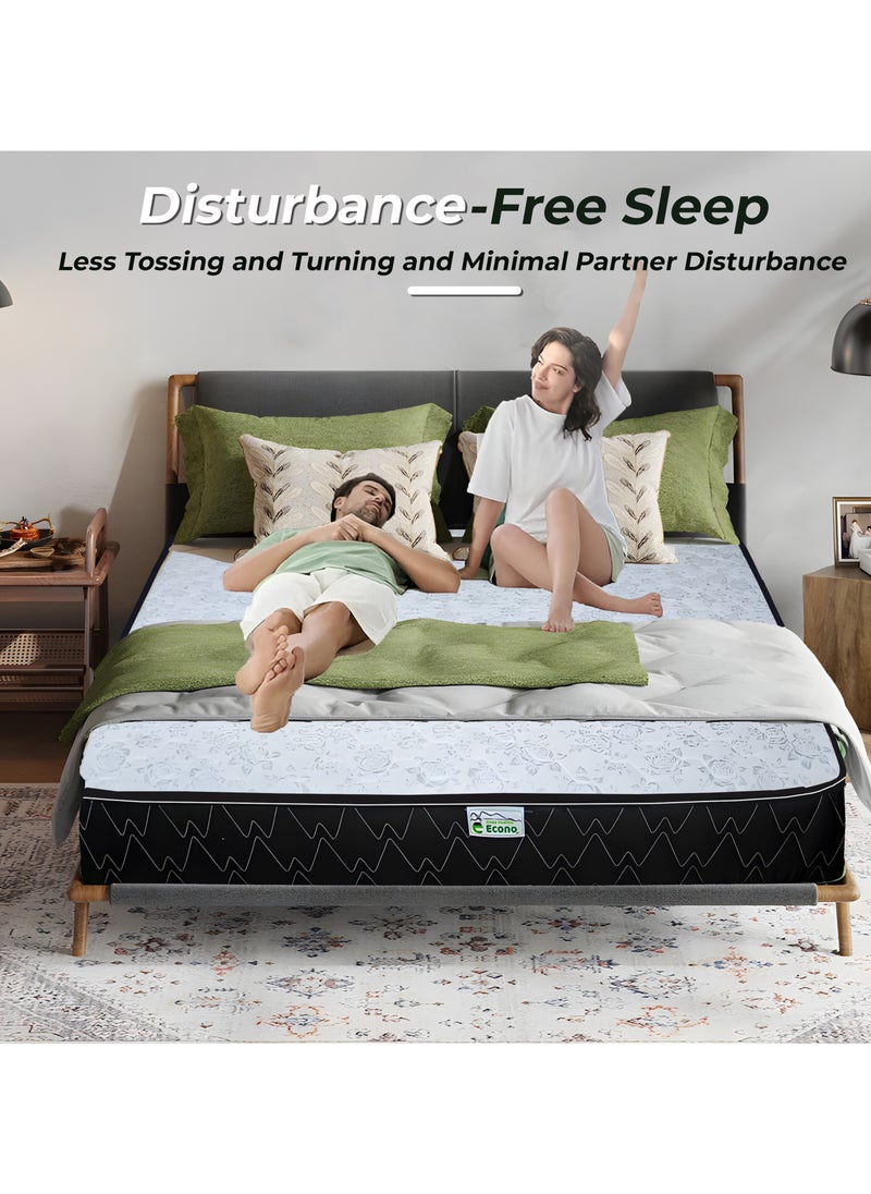 ECONO Orthopedic Medical Mattress – Extra Firm Spine Support | Breathable & Hypoallergenic | Pressure Relief | 120x200x15cm | 2-Year Warranty  - Image 3