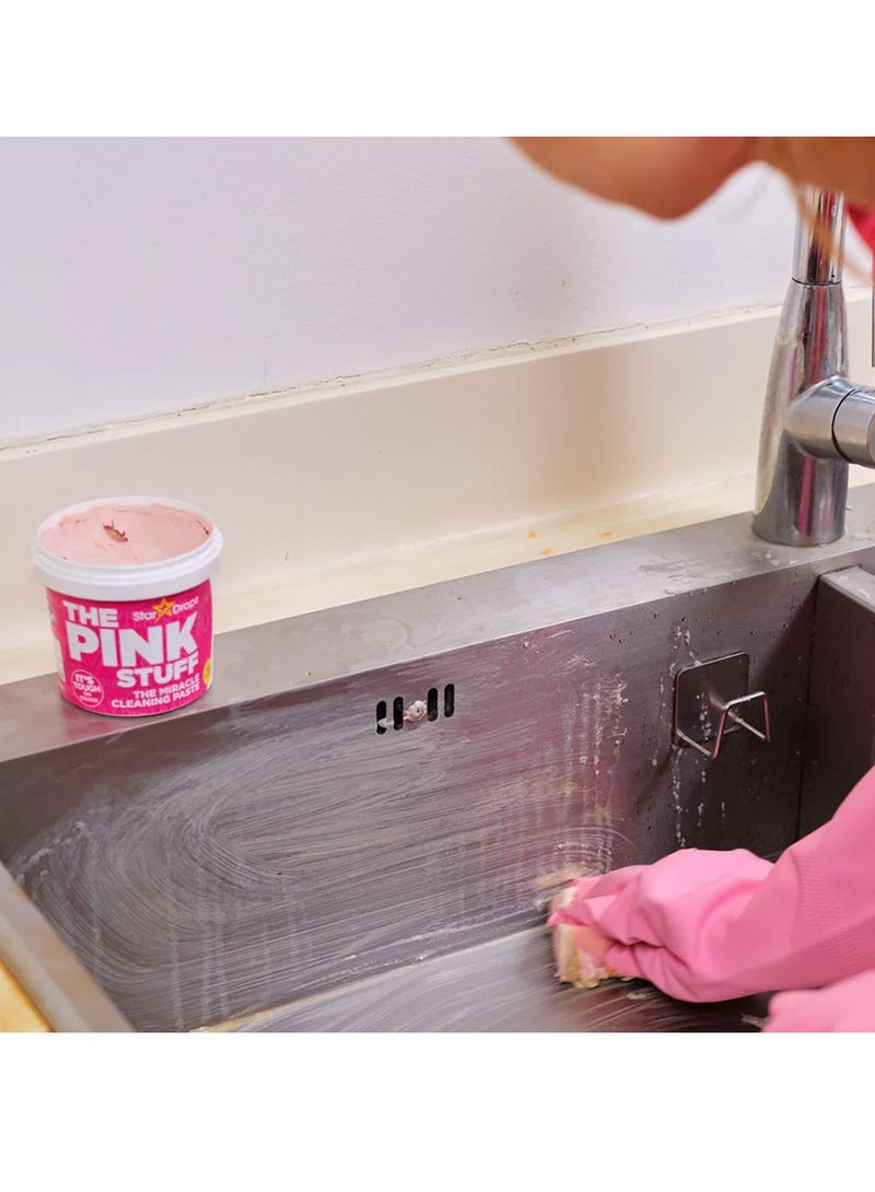 Stardrops Pink Stuff Miracle Cleaning Paste, Perfect for Cleaning Dirt, Grease&Grimes, Stains, Easy to use, 99% Natural Ingredients, 850g Paste - Image 3